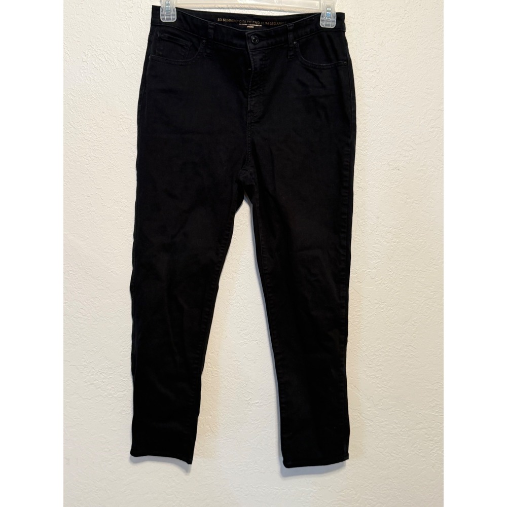 Chicos So Slimming Girlfriend Slim Leg Ankle Pants Black Size 1.5 US 10 Large